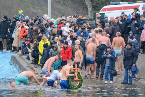 Богојављенко пливање, фото: Горан Павловић