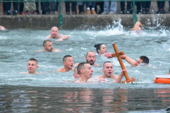 Богојављенко пливање, фото: Горан Павловић